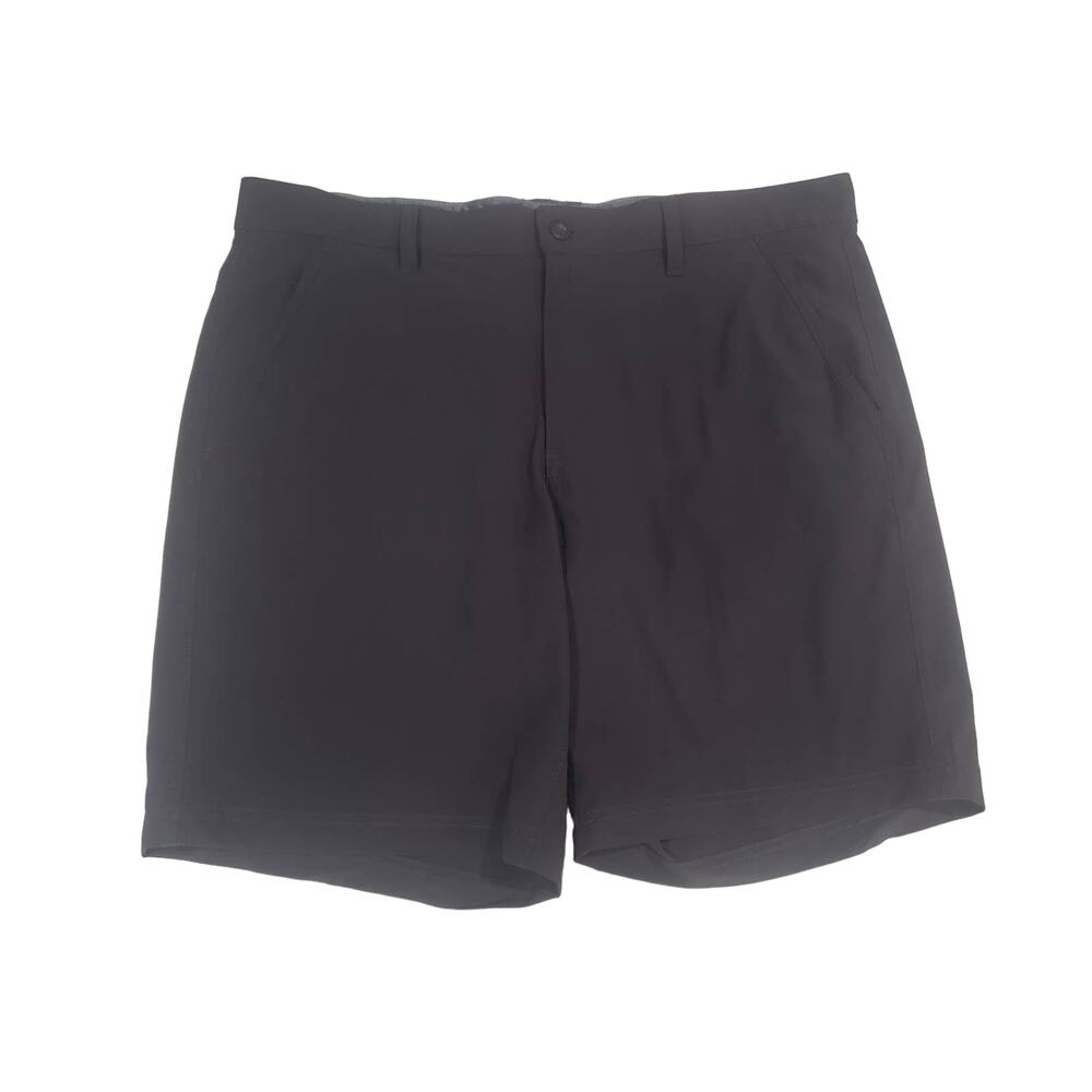 Croft & Borrow Stretch Fabric Quick Dry Light Weight Black Mens Shorts | Size 38